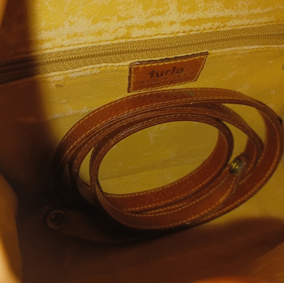 Rare 1970s Vintage FURLA structured kelly-like bag - Picture 4 of 13